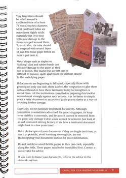 Caring for your wartime memorabilia.