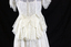 1948 Cream coloured wedding dress (back detail)