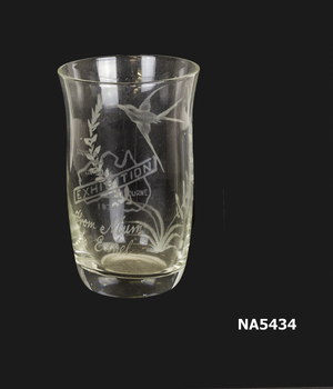 A drinking glass
