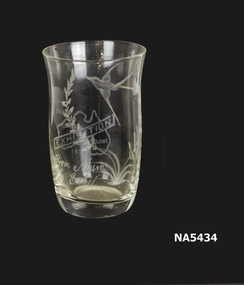 A drinking glass