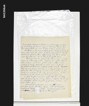 A note or letter?
