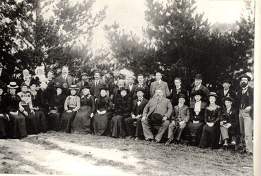 Blackburn Citizens in 1908, a gathering for (unknown reason)
