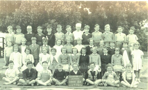 Blackburn South State School. Class of 1955 2B. 43 pupils.