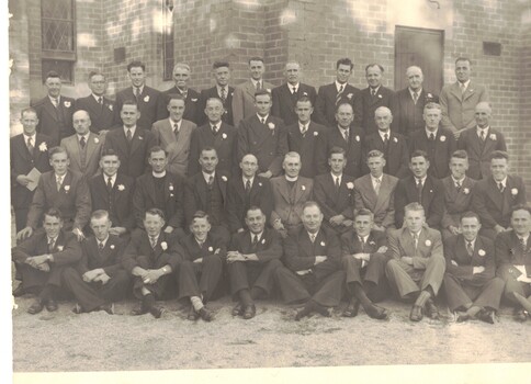 Methodist Church Blackburn. Order of Knights.