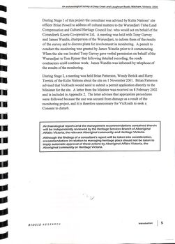 Deep Creek and Loughnan Roads, Mitcham, Summary Page 2