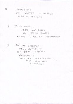 Radio and Television Scripts