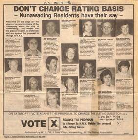 Article - Eastern Standard, Site Rating Association, Dont change rating basis, 1986