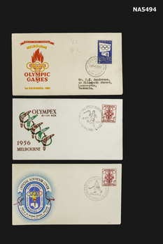 1956 Olympic Games Envelopes