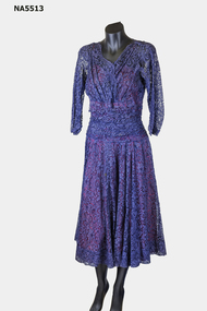 Lace evening dress
