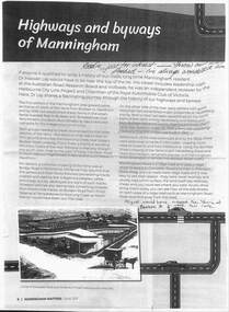 Highways and Byways of Manningham (August's Route)