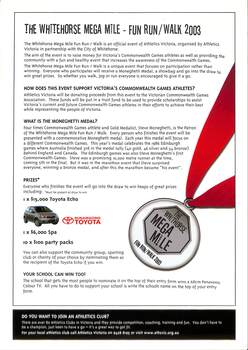 Whitehorse Mega Mile, A Two Mile Fun Run/Walk