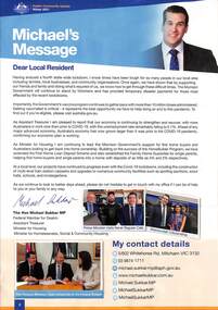 The Deakin Community News Winter 2021 Edition produced by the Hon Michael Sukkar MP.