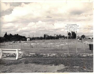 Proposed land for the new Nunawading Community Youth Centre in 1980.