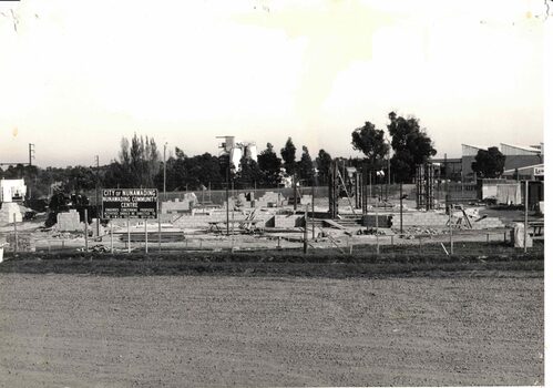 Proposed land for the new Nunawading Community Youth Centre in 1980..