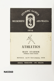 1956 Olympic Games Official Programme, Athletics.