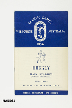 1956 Olympic Games Official Programme Hockey semi-finals