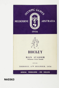 1956 Olympic Games Official Programme Hockey Final