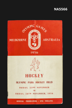 1956 Olympic Games Offcial Programme - Hockey