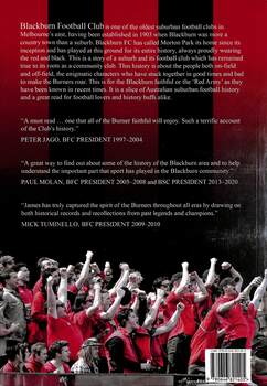 'The Mighty Fighting Burns, Back cover