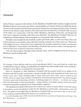 'The Mighty Fighting Burns' - Foreword