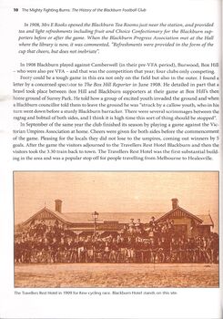 'Mighty Fighting Burns' - Traveller's Rest Hotel and Kew Cycling Club, 1903