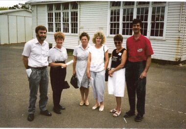 Blackburn South Primary School - teachers at reunion. School closed 1989.