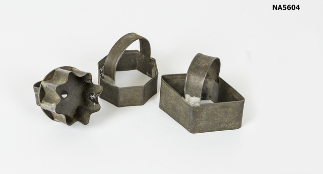 Three different Biscuit cutters