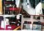 Visitors Centre Display- Museum in 2007 showing a variety of display items..