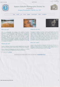 Eastern Suburbs Photographic Society Inc.