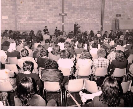 The opening of the Nunawading Youth Group in 1976