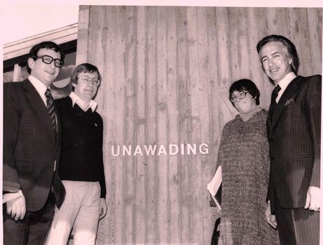 The opening of the Nunawading Youth Group in 1976