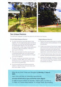 Charles Rooks and Dagola Reserve