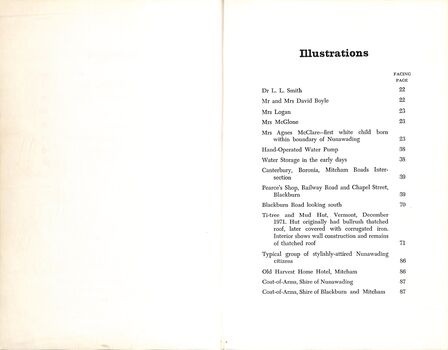 The History of Nunawading - Illustrations