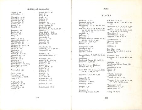 The History of Nunawading - index (j-y)
