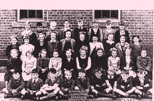 Burwood East State School 1951. Class 3 and 4.