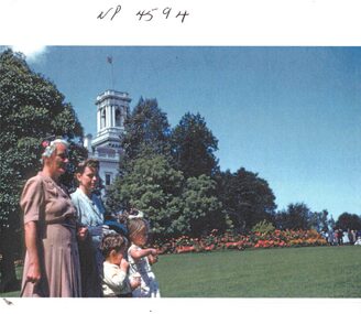 1956 Government House Garden Party including the Scambler children.