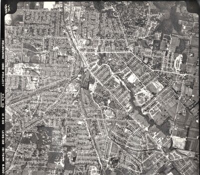 Ten aerial photographs in mainly the Eastern suburbs