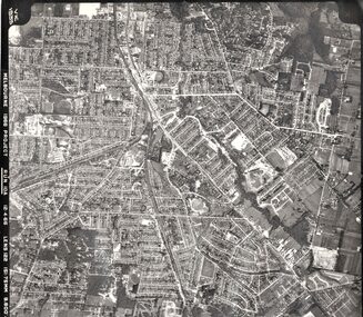 Ten aerial photographs in mainly the Eastern suburbs