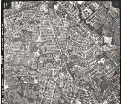 Ten aerial photographs in mainly the Eastern suburbs