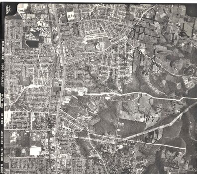 Ten aerial photographs in mainly the Eastern suburbs