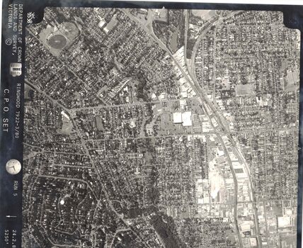 Ten aerial photographs in mainly the Eastern suburbs