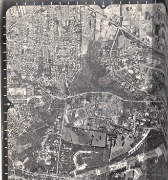 Ten aerial photographs in mainly the Eastern suburbs