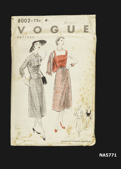 Dress making pattern