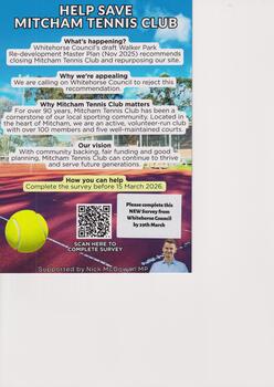 Help Save Mitcham Tennis Club