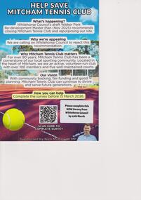 Help Save Mitcham Tennis Club