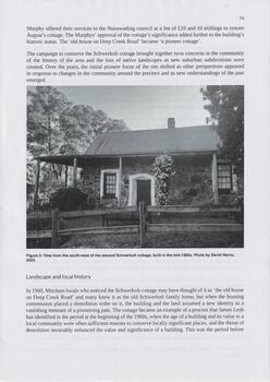 Schwerkolt Cottage: Local History, Public History. Conservation Heritage and the Past