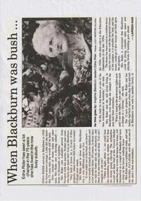 When Blackburn was Bush