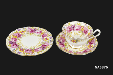 Cp, saucer & plate