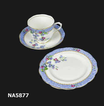 Cup, saucer & plate