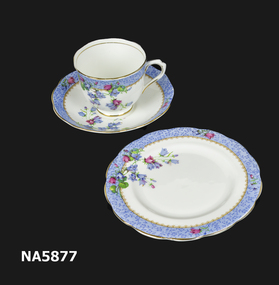 Cup, saucer & plate